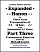 Expanded Hanon #3 piano sheet music cover